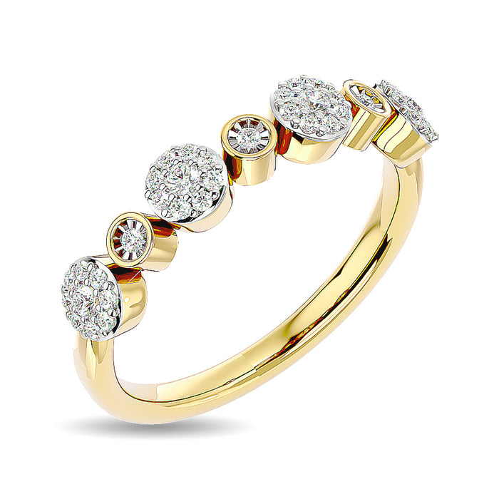 Diamond 1/6 ct tw Stackable Ring in 14K Yellow Gold