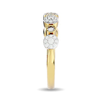 Thumbnail for Diamond 1/6 ct tw Stackable Ring in 14K Yellow Gold