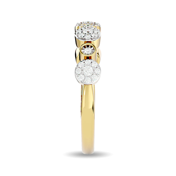 Diamond 1/6 ct tw Stackable Ring in 14K Yellow Gold