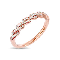 Thumbnail for Diamond 1/5 ct tw Stackable Ring in 14K Rose Gold
