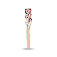 Thumbnail for Diamond 1/5 ct tw Stackable Ring in 14K Rose Gold