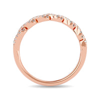 Thumbnail for Diamond 1/5 ct tw Stackable Ring in 14K Rose Gold