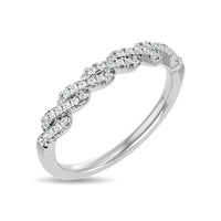 Thumbnail for Diamond 1/5 ct tw Stackable Ring in 14K White Gold