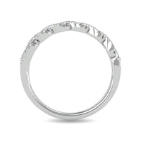 Thumbnail for Diamond 1/5 ct tw Stackable Ring in 14K White Gold