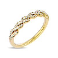 Thumbnail for Diamond 1/6 ct tw Stackable Ring in 14K Yellow Gold
