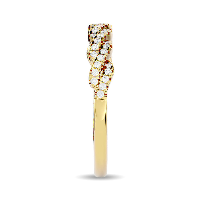 Diamond 1/6 ct tw Stackable Ring in 14K Yellow Gold