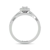 Thumbnail for Diamond 1/4 ct tw Round Cut Bridal Ring in 10K White Gold