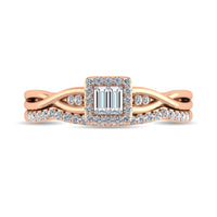 Thumbnail for Diamond 1/4 Ct.Tw. Bridal Ring in 10K Rose Gold
