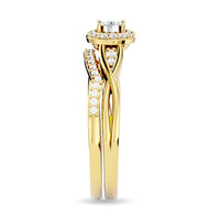 Thumbnail for Diamond 1/4 ct tw Promise Bridal Ring in 10K Rose Gold