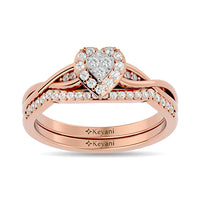 Thumbnail for Diamond 1/4 ct tw Round Cut Bridal Ring in 10K White Gold