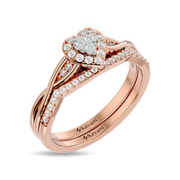 Thumbnail for Diamond 1/4 ct tw Round Cut Bridal Ring in 10K White Gold