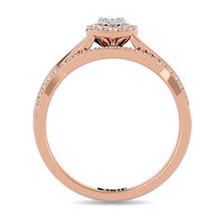 Thumbnail for Diamond 1/4 ct tw Round Cut Bridal Ring in 10K White Gold