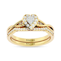 Thumbnail for Diamond 1/4 Ct.Tw. Bridal Ring in 10K Yellow Gold