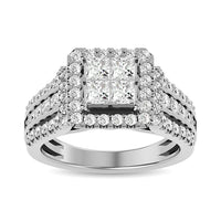 Thumbnail for Diamond Engagement Ring 1 ct tw in 14K White Gold