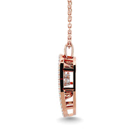 Thumbnail for Diamond 1/4 Ct.Tw. Oval Shape Pendant in 14K Rose Gold