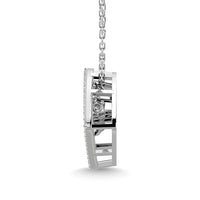 Thumbnail for Diamond 1/4 Ct.Tw. Square Shape Pendant in 14K White Gold