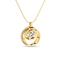 Thumbnail for Diamond 1/4 ct tw Fashion Pendant in 14K Yellow Gold