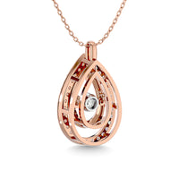 Thumbnail for Diamond 1/4 Ct.Tw. Pear Shape Pendant in 14K Rose Gold