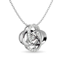 Thumbnail for Diamond Shimmering Pendant 1/4 ct tw in 10K White Gold