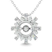 Thumbnail for Diamond 1/4 Ct.Tw. Shimmering Pendant in 14K White Gold