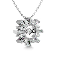 Thumbnail for Diamond 1/4 Ct.Tw. Shimmering Pendant in 14K White Gold