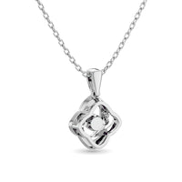 Thumbnail for Diamond Shimmering Pendant 1/20 ct tw in Sterling Silver