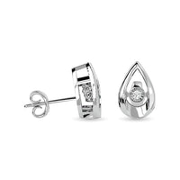 Thumbnail for Diamond Fashion Earrings 1/20 ct tw in Sterling Silver