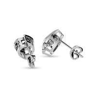 Thumbnail for Sterling Silver Diamond 1/20 ct tw Earrings