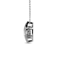 Thumbnail for Diamond Shimmering Pendant 1/20 ct tw in Sterling Silver