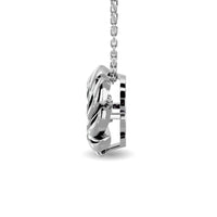Thumbnail for Diamond 1/20 ct tw Flower Pendant in Sterling Silver