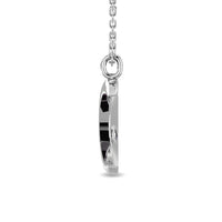 Thumbnail for Diamond 1/20 ct tw Moon Pendant in Sterling Silver