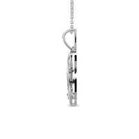Thumbnail for Diamond 1/20 ct tw Infinity Earrings in Sterling Silver