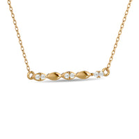 Thumbnail for Diamond 1/10 ct tw Fashion Necklace in 10K Yellow Gold