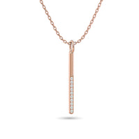 Thumbnail for Diamond 1/10 ct tw Fashion Pendant in 10K Rose Gold