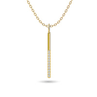 Thumbnail for Diamond 1/10 ct tw Fashion Pendant in 10K Yellow Gold