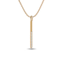 Thumbnail for Diamond 1/10 ct tw Fashion Pendant in 10K Yellow Gold