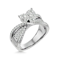 Thumbnail for Diamond 1 Ct.Tw. Heart Engagement Ring in 14K White Gold