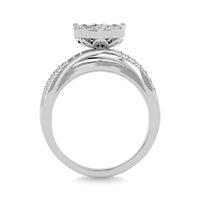 Thumbnail for Diamond 1 Ct.Tw. Heart Engagement Ring in 14K White Gold