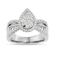 Thumbnail for Diamond 1 ct tw Engagement Ring in 14K White Gold