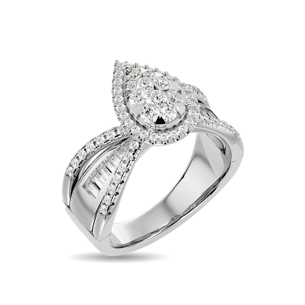 Diamond 1 ct tw Engagement Ring in 14K White Gold