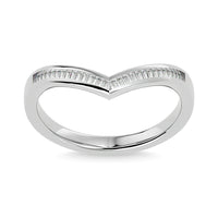 Thumbnail for Diamond 1/6 Ct.Tw. Chevron Band in 14K White Gold