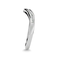 Thumbnail for Diamond 1/6 Ct.Tw. Chevron Band in 14K White Gold