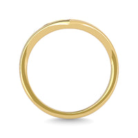 Thumbnail for Diamond 1/6 Ct.Tw. Chevron Band in 14K Yellow Gold