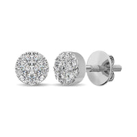 Thumbnail for Diamond Stud Earrings 3/4 ct tw Round-cut in 10K White Gold