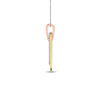 Thumbnail for Diamond 1/5 ct tw Fashion Pendant in 14K Two Tone Gold