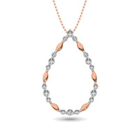 Thumbnail for Diamond 1/4 ct tw Fashion Pendant in 14K Rose Gold