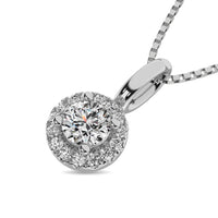 Thumbnail for Diamond 1/5 ct tw Round Cut Fashion Pendant in 10K White Gold