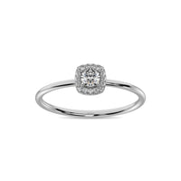 Thumbnail for Diamond 1/5 ct tw Round Cut Fashion Ring in 10K White Gold