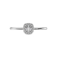 Thumbnail for Diamond 1/5 ct tw Round Cut Fashion Ring in 10K White Gold