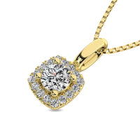 Thumbnail for Diamond 1/5 ct tw Round Cut Fashion Ring in 10K Yellow Gold